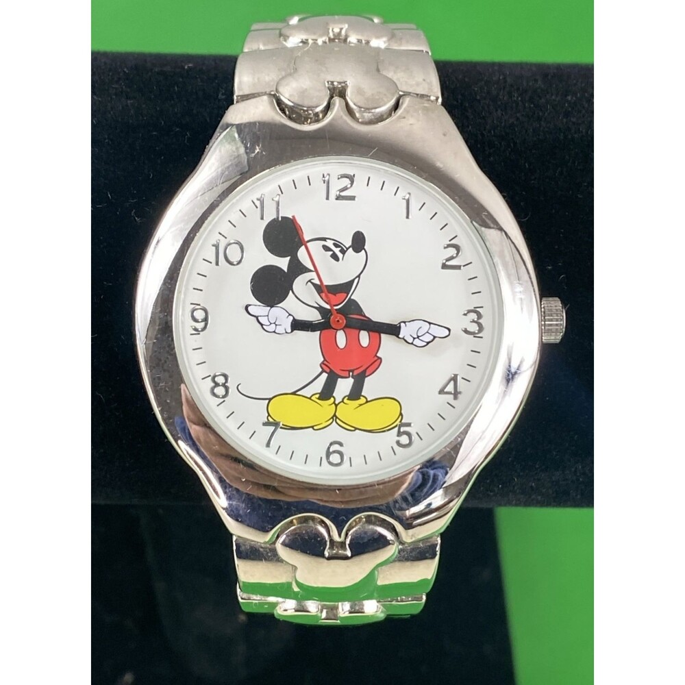 Disney Mickey Mouse Watch w/ Very Rare & Unique Custom Mickey Ears Band by MZB